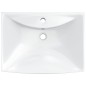 Lavabo Ceramica Lusso Rettangolare Foro di Trabocco e Foro Rubinetto Lavabo Ceramica Lusso Rettangolare Foro di Trabocco e Foro Rubinetto