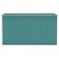 Capanno Giardino a Parete Verde 118x288x178 cm Acciaio Zincato Capanno Giardino a Parete Verde 118x288x178 cm Acciaio Zincato