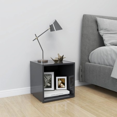 Mobile Porta TV Grigio 37x35x37 cm in Truciolato