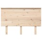 Testiera per Letto 124x6x82,5 cm in Legno Massello di Pino Testiera per Letto 124x6x82,5 cm in Legno Massello di Pino