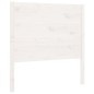 Testiera per Letto Bianca 81x4x100 cm in Legno Massello di Pino Testiera per Letto Bianca 81x4x100 cm in Legno Massello di Pino