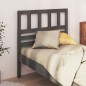 Testiera per Letto Grigia 81x4x100 cm in Legno Massello di Pino Testiera per Letto Grigia 81x4x100 cm in Legno Massello di Pino