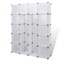 Armadietto Modulare con 14 Scomparti Bianco 37x146x180,5 cm Armadietto Modulare con 14 Scomparti Bianco 37x146x180,5 cm