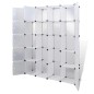 Armadietto Modulare con 14 Scomparti Bianco 37x146x180,5 cm Armadietto Modulare con 14 Scomparti Bianco 37x146x180,5 cm