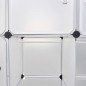 Armadietto Modulare con 14 Scomparti Bianco 37x146x180,5 cm Armadietto Modulare con 14 Scomparti Bianco 37x146x180,5 cm