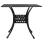 Set da Bistrot 3 pz in Alluminio Pressofuso Nero Set da Bistrot 3 pz in Alluminio Pressofuso Nero