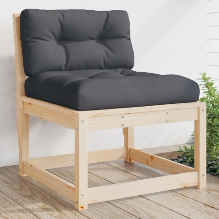 vidaXL Divano da Giardino con Cuscini Legno Massello di Pino