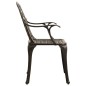 Set da Bistrot 3 pz in Alluminio Pressofuso Bronzo Set da Bistrot 3 pz in Alluminio Pressofuso Bronzo