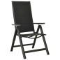Set Mobili da Pranzo per Giardino 7 pz in Alluminio Antracite Set Mobili da Pranzo per Giardino 7 pz in Alluminio Antracite