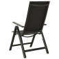 Set Mobili da Pranzo per Giardino 7 pz in Alluminio Antracite Set Mobili da Pranzo per Giardino 7 pz in Alluminio Antracite