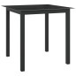 Set Mobili da Pranzo per Giardino 5 pz in Alluminio Antracite Set Mobili da Pranzo per Giardino 5 pz in Alluminio Antracite