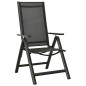 Set Mobili da Pranzo per Giardino 5 pz in Alluminio Antracite Set Mobili da Pranzo per Giardino 5 pz in Alluminio Antracite