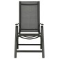 Set Mobili da Pranzo per Giardino 5 pz in Alluminio Antracite Set Mobili da Pranzo per Giardino 5 pz in Alluminio Antracite