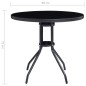 vidaXL Set da Bistrot 5 pz Nero e Antracite vidaXL Set da Bistrot 5 pz Nero e Antracite