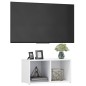 Mobile Porta TV Bianco 72x35x36,5 cm in Legno Multistrato Mobile Porta TV Bianco 72x35x36,5 cm in Legno Multistrato