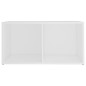 Mobile Porta TV Bianco 72x35x36,5 cm in Legno Multistrato Mobile Porta TV Bianco 72x35x36,5 cm in Legno Multistrato
