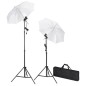 Set Studio Fotografico Fondale Nero 600x300 cm e Luci Set Studio Fotografico Fondale Nero 600x300 cm e Luci