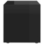 Mobile Porta TV 4 pz Nero Lucido 37x35x37 cm in Truciolato Mobile Porta TV 4 pz Nero Lucido 37x35x37 cm in Truciolato