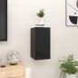 Armadietti a Parete per TV 2 pz Neri 30,5x30x30 cm Armadietti a Parete per TV 2 pz Neri 30,5x30x30 cm