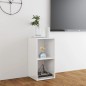 Mobile Porta TV Bianco Lucido 72x35x36,5 cm in Truciolato Mobile Porta TV Bianco Lucido 72x35x36,5 cm in Truciolato
