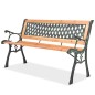 vidaXL Panchina da Giardino 122 cm in Legno vidaXL Panchina da Giardino 122 cm in Legno
