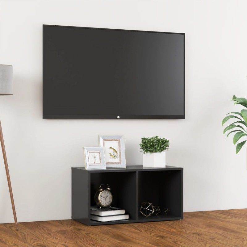 Mobile Porta TV Grigio 72x35x36,5 cm in Truciolato Mobile Porta TV Grigio 72x35x36,5 cm in Truciolato