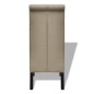 Sedie da Pranzo 4 pz Beige in Tessuto Sedie da Pranzo 4 pz Beige in Tessuto