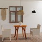 Set Mobili da Pranzo per Giardino 3 pz Beige Set Mobili da Pranzo per Giardino 3 pz Beige