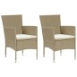 Set Mobili da Pranzo per Giardino 3 pz Beige Set Mobili da Pranzo per Giardino 3 pz Beige