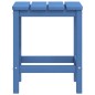 Sedia da Giardino con Tavolo Adirondack in HDPE Blu Sedia da Giardino con Tavolo Adirondack in HDPE Blu