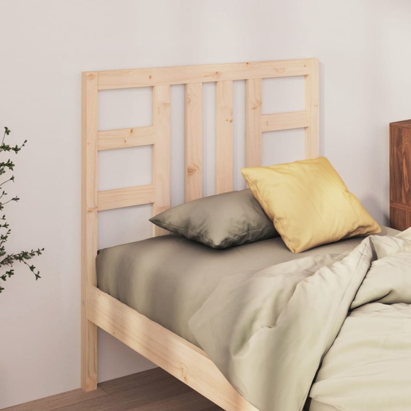 Testiera per Letto 81x4x100 cm in Legno Massello di Pino Testiera per Letto 81x4x100 cm in Legno Massello di Pino