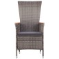 Set Mobili da Pranzo per Giardino 5 pz Grigio Set Mobili da Pranzo per Giardino 5 pz Grigio