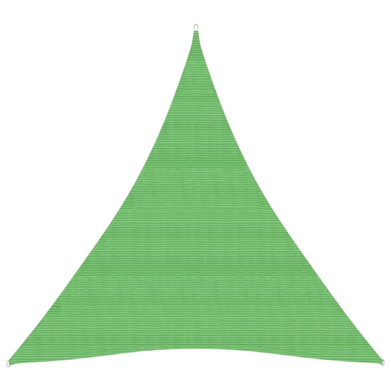 Vela Parasole 160 g/m² Verde Chiaro 5x6x6 m in HDPE Vela Parasole 160 g/m² Verde Chiaro 5x6x6 m in HDPE