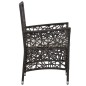 Set Mobili da Pranzo per Giardino 5 pz Marrone Set Mobili da Pranzo per Giardino 5 pz Marrone