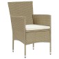 Set Mobili da Pranzo per Giardino 5 pz Beige Set Mobili da Pranzo per Giardino 5 pz Beige