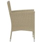 Set Mobili da Pranzo per Giardino 5 pz Beige Set Mobili da Pranzo per Giardino 5 pz Beige