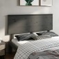 Testiera per Letto Grigia 164x6x82,5 cm Legno Massello di Pino Testiera per Letto Grigia 164x6x82,5 cm Legno Massello di Pino