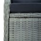 Set Mobili da Pranzo per Giardino 5 pz Grigio Chiaro