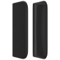 Testiera ad Orecchio Nera 93x16x78/88 cm in Similpelle Testiera ad Orecchio Nera 93x16x78/88 cm in Similpelle