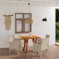 Set Mobili da Pranzo per Giardino 5 pz Beige Set Mobili da Pranzo per Giardino 5 pz Beige