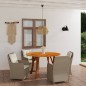 Set Mobili da Pranzo per Giardino 5 pz Marrone Set Mobili da Pranzo per Giardino 5 pz Marrone