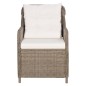 Set Mobili da Pranzo per Giardino 5 pz Marrone Set Mobili da Pranzo per Giardino 5 pz Marrone