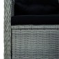 Set Mobili da Pranzo per Giardino 5 pz Grigio Chiaro