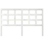 Testiera per Letto Bianca 156x4x100 cm Legno Massello di Pino Testiera per Letto Bianca 156x4x100 cm Legno Massello di Pino