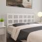 Testiera per Letto Bianca 156x4x100 cm Legno Massello di Pino Testiera per Letto Bianca 156x4x100 cm Legno Massello di Pino