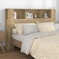 vidaXL Testiera con Scomparti Rovere Sonoma 160x18,5x104,5 cm vidaXL Testiera con Scomparti Rovere Sonoma 160x18,5x104,5 cm