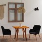 Set Mobili da Pranzo per Giardino 3 pz Nero Set Mobili da Pranzo per Giardino 3 pz Nero
