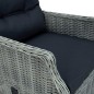 Set Mobili da Pranzo per Giardino 7 pz Grigio Chiaro Set Mobili da Pranzo per Giardino 7 pz Grigio Chiaro