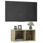 Mobile Porta TV Rovere Sonoma 72x35x36,5 cm in Truciolato Mobile Porta TV Rovere Sonoma 72x35x36,5 cm in Truciolato