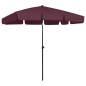 Ombrellone da Spiaggia Bordeaux 200x125 cm Ombrellone da Spiaggia Bordeaux 200x125 cm